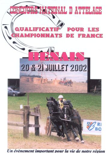 L'affiche du concours de Benais et la suite